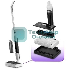 Электрошвабра Kitfort КТ-5224 белый/черный