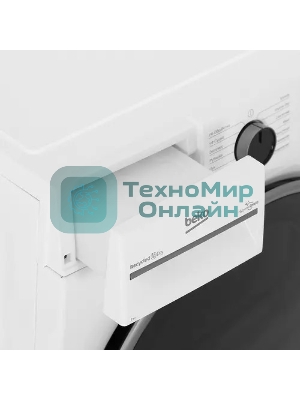 Сушильная машина Beko B3T47239 белый, 7 кг, сушка - тепловой насос, программ - 15, 59.7 x 84.6 x 54.3 см