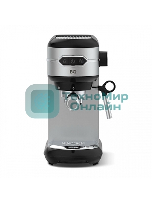 Кофеварка рожковая BQ CM3001 сталь-черный, исп. кофе - молотый, 1 л, 1450 Вт, 15 бар