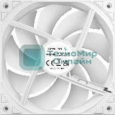 Вентилятор для корпуса DEEPCOOL FD14 белый, 140 мм, 1650 об/мин, 25.6 дБ, 4 pin