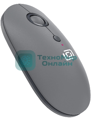 Мышь беспроводная Oklick 409MW графитовый, 1600 dpi, радиоканал, Bluetooth, USB, кнопки - 4