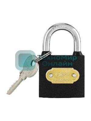 Замок навесной Deli DL508902 стальной, 38мм