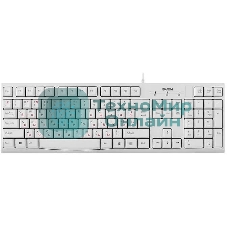 Клавиатура SVEN KB-S300 проводная, USB Type-A, белый
