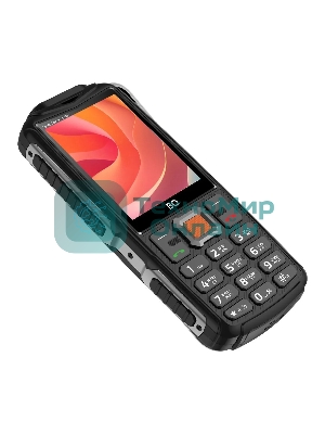 Мобильный телефон BQ 2830L Tank Connect Max черный/серый