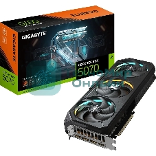 Видеокарта Gigabyte PCI-E GV-N5070GAMING OC-12GD 1.0 NVIDIA GeForce RTX 5070 12Gb 192bit GDDR7 2805/28000 HDMIx1 DPx3 HDCP Ret