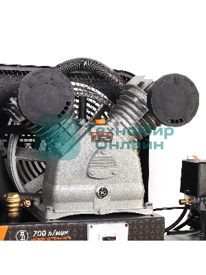 Компрессор поршневой PATRIOT KRX 700 L200 D ременной, масляный, 700 л/мин, 200 л, 10 бар, 4 кВт, 400 В