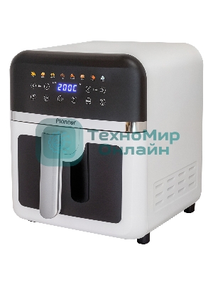 Аэрогриль Pioneer SM520D белый, 1850 Вт, 8 л, сенсор, 8 программ