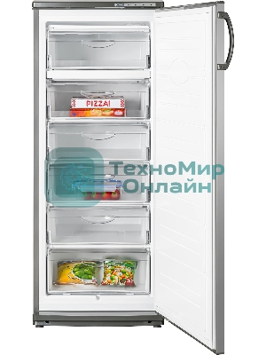 Морозильная камера Atlant M-7184-060, мокрый асфальт, 240л, 6 ящиков