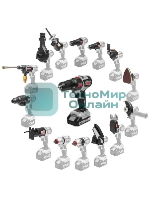 Дрель-шуруповерт аккумуляторная Интерскол ДА-10/18В аккум. патрон:быстрозажимной (кейс в комплекте) (755.2.1.47)