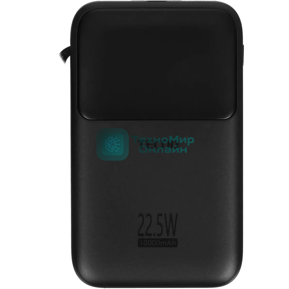 Портативный аккумулятор Tecno Pocket S101Q 10000mAh QC3.0/PD3.0 22.5W 2.4A 2xUSB-A/USB-C черный