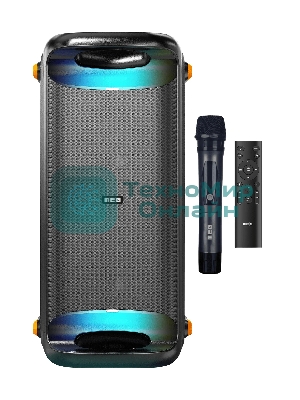 Портативная колонка MEG SPA101BL, 100Вт, Bluetooth 5.3, время работы до 9,5ч, Dolby Audio, черная