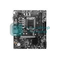 Материнская плата MSI PRO B760M-E DDR4, LGA 1700, Intel B760, 2xDDR4, 4xSATA, 1xM.2, 1xPCIe 4.0 x16, 1xPCIe 4.0 x1, 1xHDMI, 1xVGA, 1x1Gb LAN, 2xUSB-A 3.2 Gen 1, 4xUSB-A 2.0, 3x3.5 мм, 7.1, mATX
