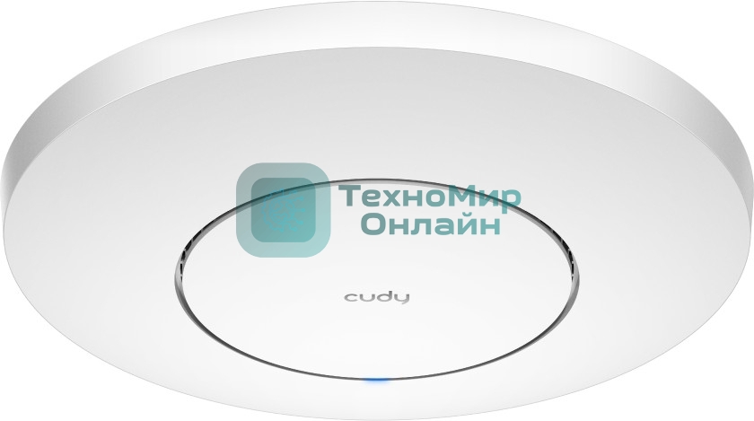 Точка доступа Cudy AC1200 Dual Band Gigabit Ceiling Mount Access Point, MT7621DAN+MT7613B+MT7603E, 867Mbps at 5GHz + 300Mbps at 2.4GHz, 1 x GbE RJ45 Port, Support 12V DC or 802.3af PoE or Passive PoE, Internal Antennas, 48V passive PoE adapter included, Cudy Mesh Support