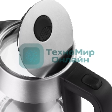 Чайник электрический Kitfort KT-641 1.8 л, 2200 Вт, серебристый