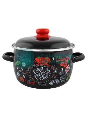 Кастрюля Appetite 1RC161M Gazpacho сферическая эмалированная 2 л
