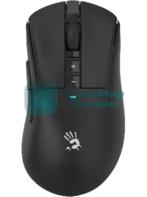 Мышь беспроводная A4Tech Bloody R73 Ultra черный оптическая 20000dpi беспров. USB-C 7but (R73 ULTRA BLACK)