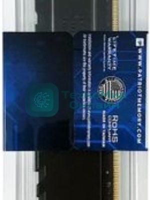 Оперативная память Patriot Signature Premium, DDR4, 32GB (1x32GB), 3200 MHz, CL22, с радиатором, чёрный