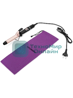 Щипцы для завивки волос Hyundai H-HS1422 черный, 25 мм, 200 °C, 6 режимов