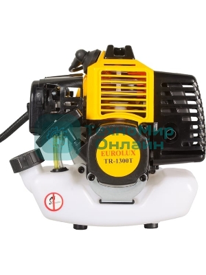 Бензиновый триммер Eurolux TR-1300T 70/2/16 2-х тактный, 1,3 кВт, ширина 255мм, бак 700мл, 7кг