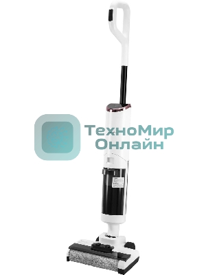 Пылесос моющий Vitek VT-FW11PRO белый/черный, питание от аккумулятора, 120 Вт, уборка сухая/влажная, пылесборник 0.68 л