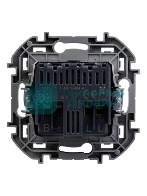Светорегулятор поворотный Legrand без нейтрали, 300 Вт, антрацит