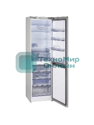 Холодильник Бирюса M6129 металлик двухкамерный 236/94л морозилка снизу