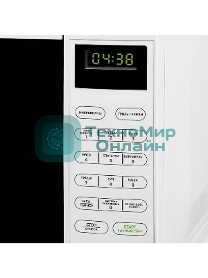 Микроволновая печь BBK 20MWG-735S/W белый, 20 л, 700 Вт, переключатели - сенсор