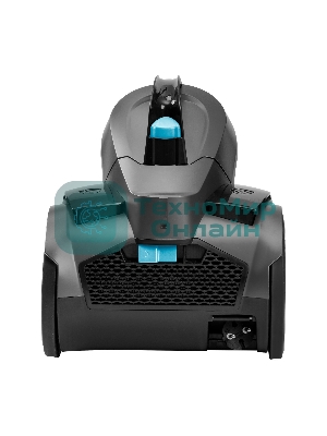 Пылесос Galaxy Line GL 6224 серый/голубой, 300/2400 Вт, уборка сухая, пылесборник контейнер 2 л