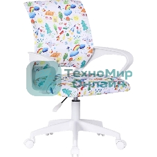 Кресло компьютерное детское Defender Fiesta Детск. рисунок, ткань, класс 1