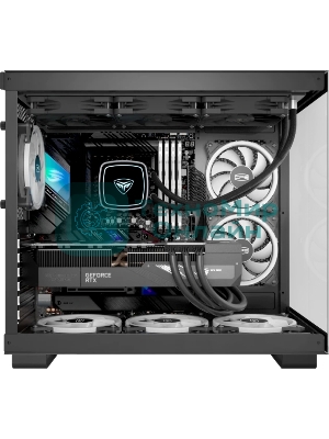 Компьютерный корпус без блока питания Case PCCooler C3T500 ARGB BK, Midi-Tower, TG, 6x120мм ARGB, 1xUSB-C 3.1 + 2xUSB-A 3.0, ATX, mATX, mITX черный