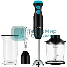 Блендер погружной Kitfort КТ-3041-3 350Вт черный/бирюзовый