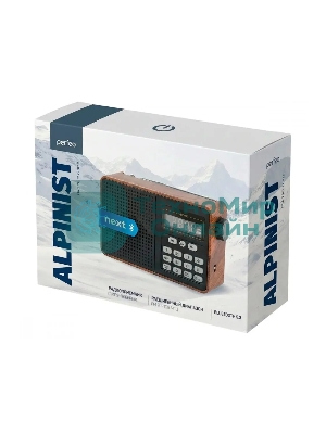 Радиоприемник PERFEO (PF_D0574) ALPINIST , коричневый