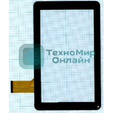 Сенсорное стекло (тачскрин) TYF1067-20121227-V1, черный