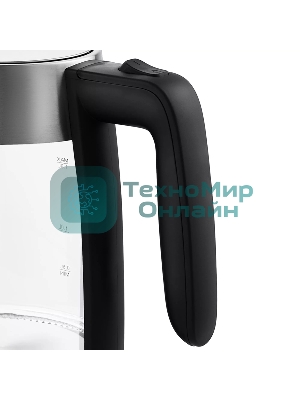 Чайник электрический Kitfort KT-641 1.8 л, 2200 Вт, серебристый