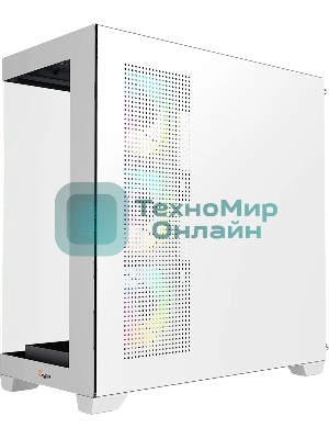 Компьютерный корпус Ocypus Gaммa C72 WH ARGB ATX/win/white/4 ARGB fans/no PSU/Tempered Glass