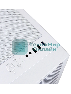 Компьютерный корпус Ginzzu CL560 белый mATX