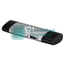 Кард-ридер Digma CR-СU2520-G/серый/SD/TF/micro-SD/micro-SDXC/miсro-SDHC/USB 2.0/Type-C/алюминий