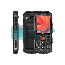 Мобильный телефон BQ 2830L Tank Connect Max черный/серый