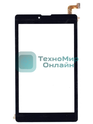 Сенсорное стекло (тачскрин) PX070177A241, черное