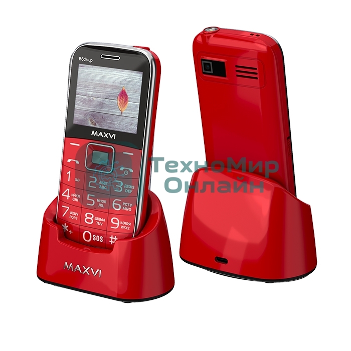 Мобильный телефон Maxvi B6ds up красный