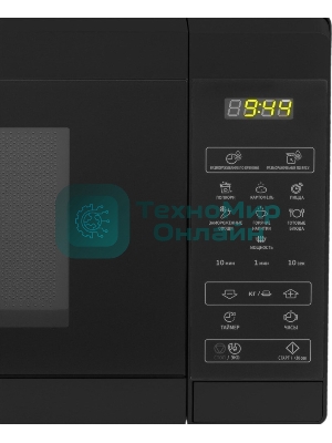 Микроволновая печь Sharp R-2800RK черный, 20 л, 800 Вт, переключатели - сенсор