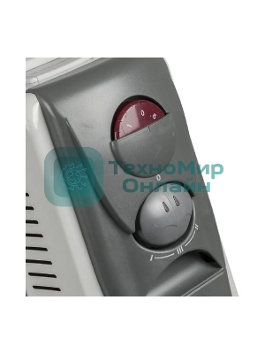 Обогреватель масляный Ресанта ОМ-9НВ (9 секций), белый, 2400 Вт, 25 м2, термостат