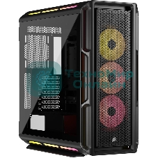 Корпус без блока питания Case Corsair iCUE LINK 5000T LX RGB, Midi-Tower, TG, 3x120мм RGB, 4xUSB-A 3.2, 1xUSB 3.2 Type-C, E-ATX, ATX, mATX, mITX Black