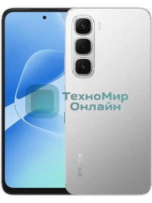 Смартфон Infinix HOT 60i 8/256Gb, серебристый
