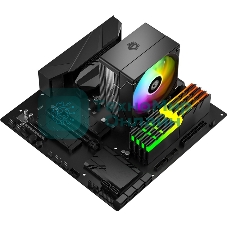 Кулер Cooler ID-Cooling SE-903-XT V2 ARGb LGA1851/1700/1200/115X/AM5/AM4 (TDP 150W, PWM, 3 тепл.трубки прямого контакта, FAN 100мм, Addressable RGb LED) RET