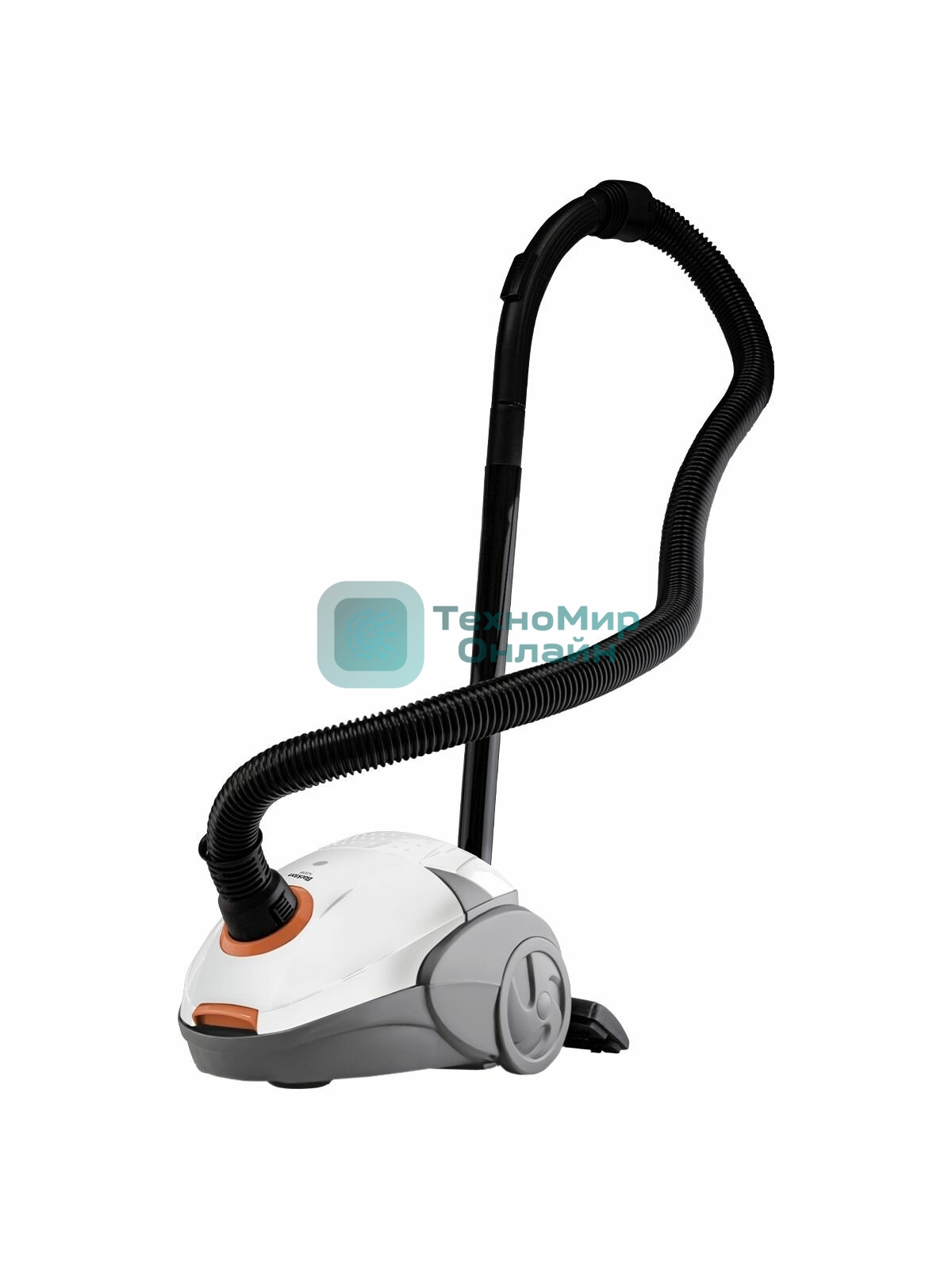 Пылесос Blackton Bt VC1401B белый/оранжевый, 350/1400 Вт, уборка сухая, пылесборник мешок 1,5 л