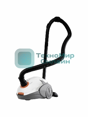 Пылесос Blackton Bt VC1401B белый/оранжевый, 350/1400 Вт, уборка сухая, пылесборник мешок 1,5 л