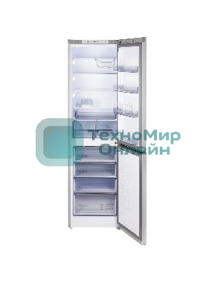 Холодильник Бирюса M6129 металлик двухкамерный 236/94л морозилка снизу