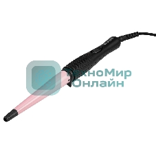 Щипцы для завивки волос Starwind SHS 7035 черный/фиолетовый, 13-19 мм, 200 °C, 1 режим