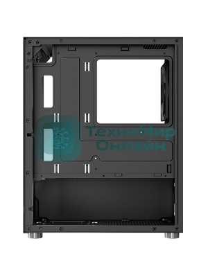 Компьютерный корпус Aerocool/Formula CS-111-G-BK-v1 (mATX, 0.5мм, стекло, USB 3.0 x1, USB 2.0 x2, 1x 12cm Black Fan)